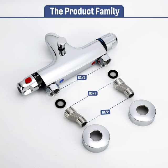 Thumbnail 5 de Hausharbor Mitigeur Thermostatique 38°C