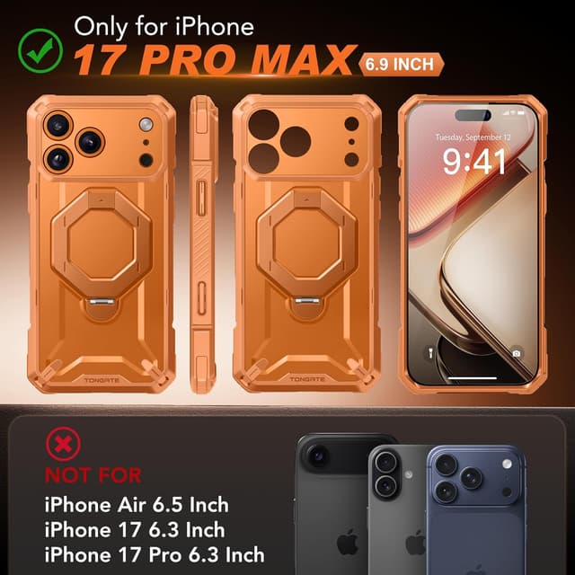 Detalle 2 de TONGATE iPhone 17 Pro Max case 18FT