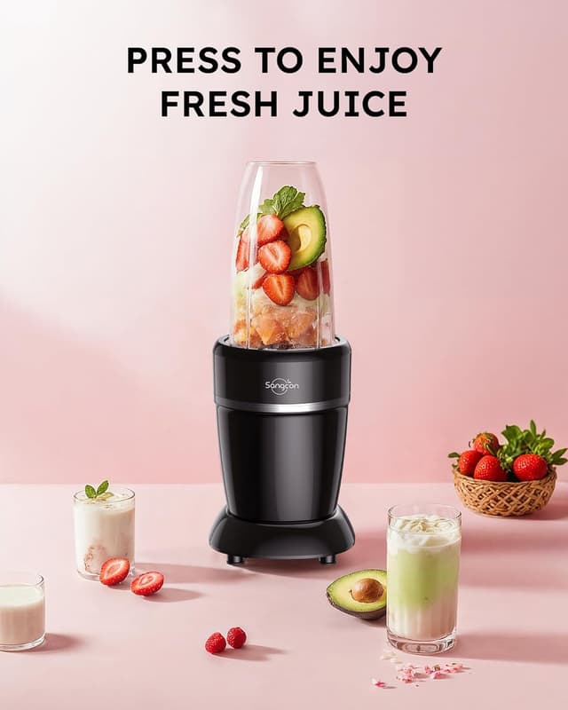 Detalle 2 de sangcon 1000W Smoothie Blender 🍹