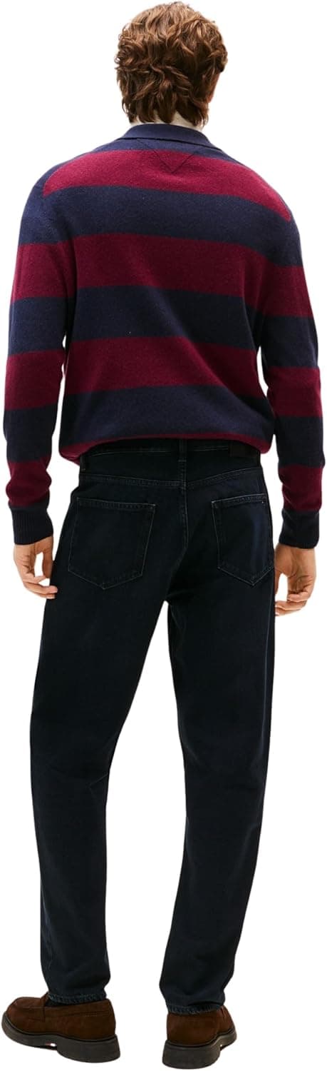 Detalle 2 de Tommy Hilfiger men’s Tapered Harlem jeans (MW0MW40357) – stretch 5-pocket denim