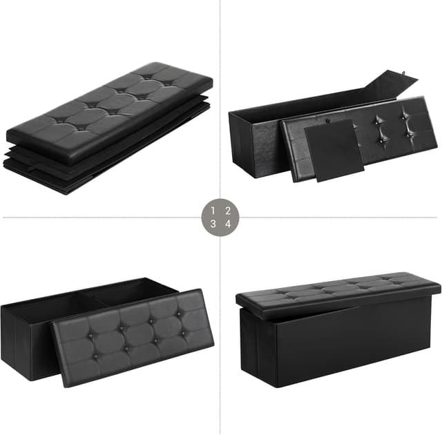 Thumbnail 6 de SONGMICS Cassapanca Contenitore 120L