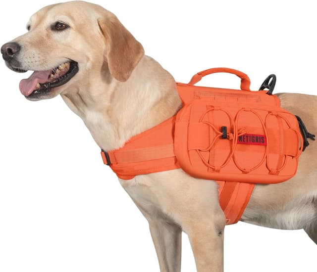 Thumbnail 6 de OneTigris Mammoth Dog Backpack 2.0 (Orange) for M/L dogs