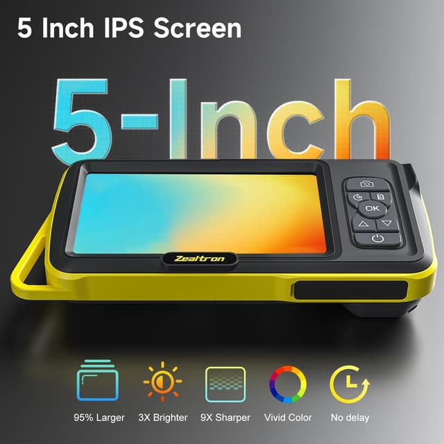 Thumbnail 3 de Endoscope numérique HD Industriel 1080p Double Objectif