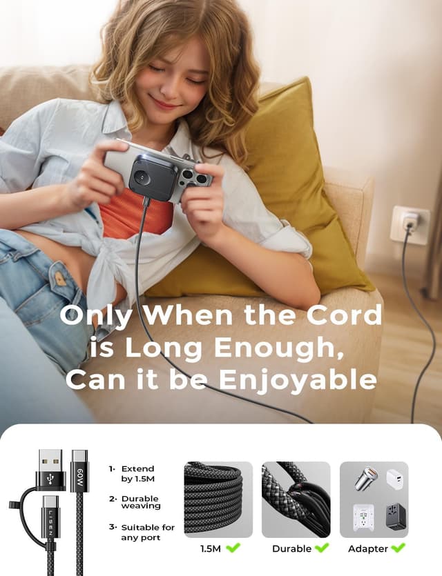 Thumbnail 6 de LISEN Mini Cargador 3 en 1 Inalámbrico para iPhone y Apple Watch