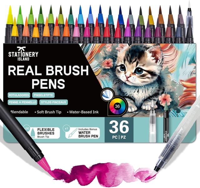 Imagen de STATIONERY ISLAND Aquarellstifte 37-teilig 🎨 en OfertitasTOP