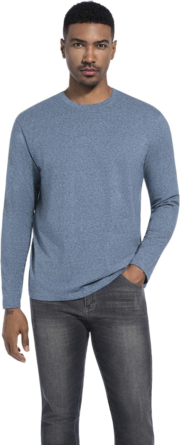 Detalle 1 de VEIISAR Herren T-Shirt Slim Fit 2er-Set