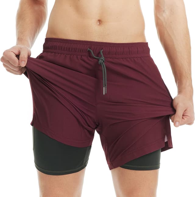 Detalle de MaaMgic 2-in-1-Badehose 7 Zoll für Herren