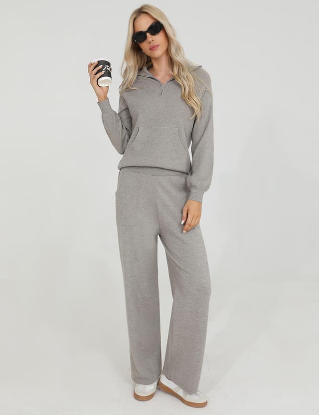 Thumbnail 3 de Totatuit Tuta Donna Completo 2 Pezzi Mezza Zip