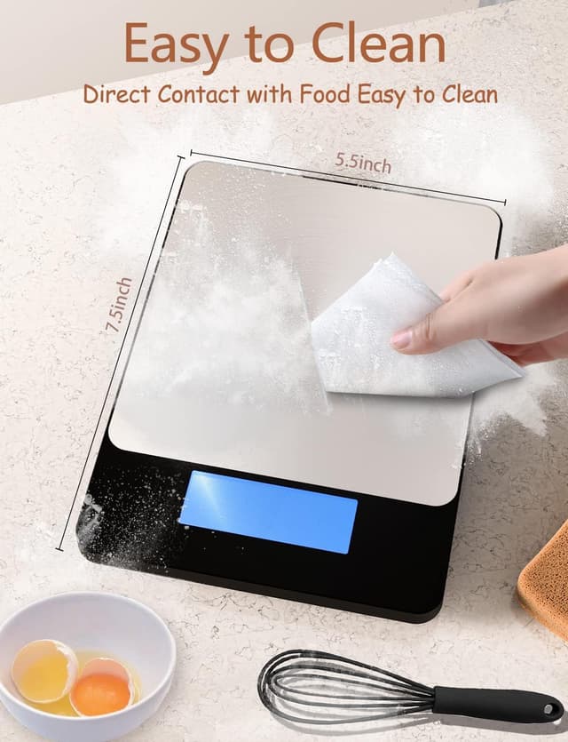 Thumbnail 5 de GGQ Food Scale 33lb digital kitchen ⚖