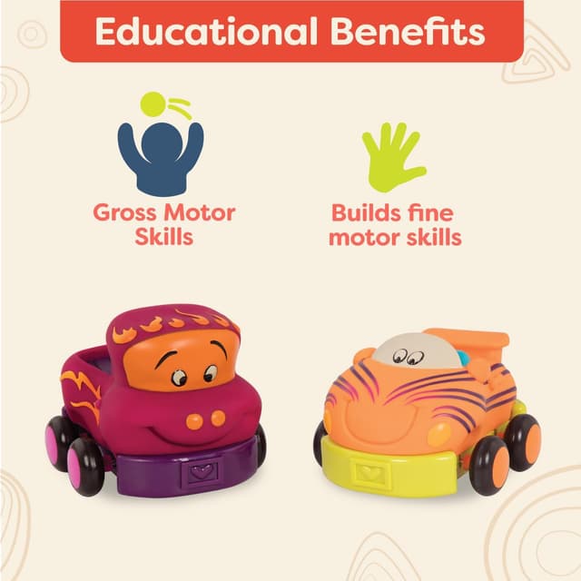 Thumbnail 3 de B. toys Battat 70.1048 cochecitos 4 unidades