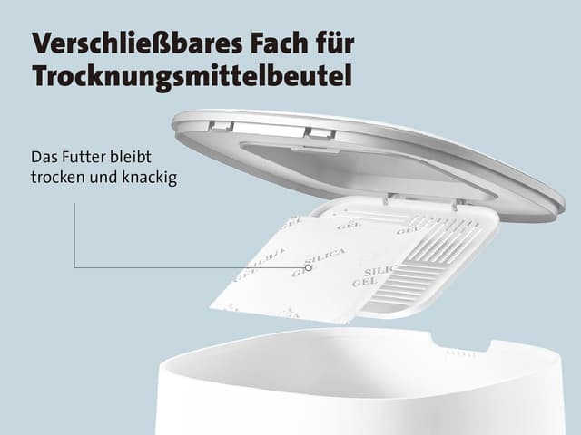 Thumbnail 6 de Molly&Cody Lucky Futterautomat für Katzen & Hunde mit 4-L-Behälter, Zeitplan und doppeltem Napf