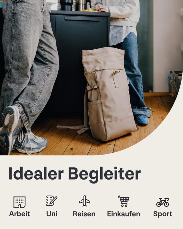 Thumbnail 6 de Harvey Large Rolltop Rucksack 21 l