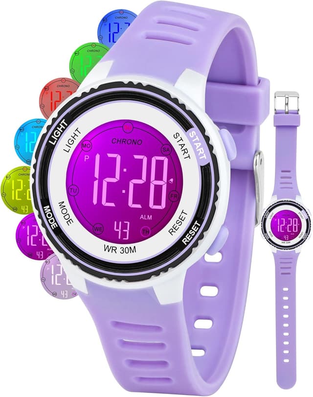 Thumbnail 6 de Edillas Montre Enfant Numérique 30M Étanche