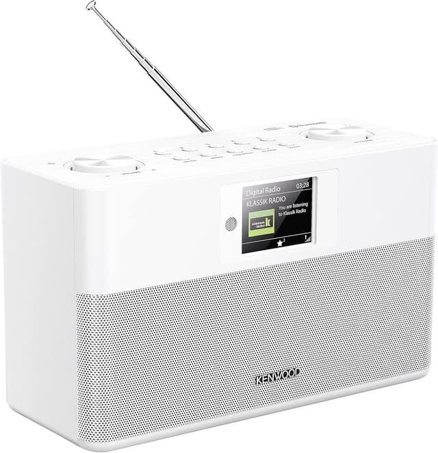 Detalle de KENWOOD CR-ST80DAB-W, radio stereo compatta DAB+ con Bluetooth e display TFT a colori