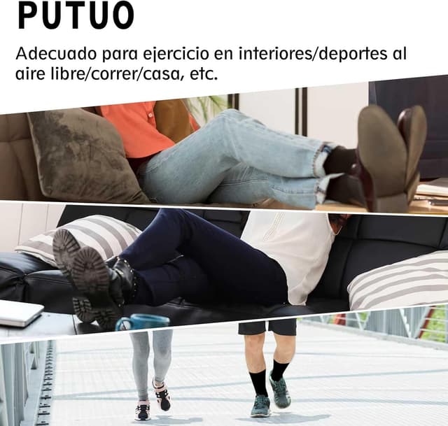 Thumbnail 6 de PUTUO Calcetines antideslizantes 39–50 4 pares