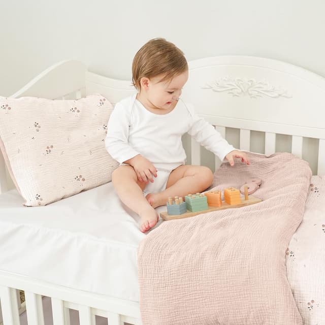 Detalle de Susurration Musselin Kinderbettwäsche 100x135