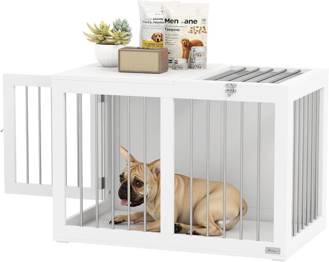 Imagen de PawHut Jaula para Perros Medianos 80x50x56,5 cm en OfertitasTOP