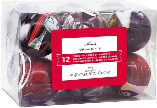 Thumbnail 4 de Hallmark Cauchemars Avant Noël – 12 boules en étain 🎄