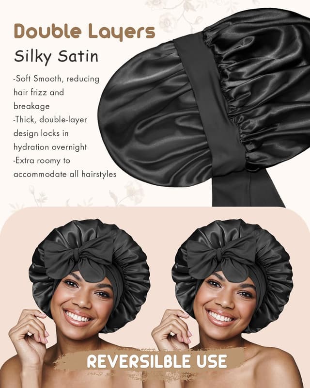 Thumbnail 6 de Reversible Silk Hair Bonnet