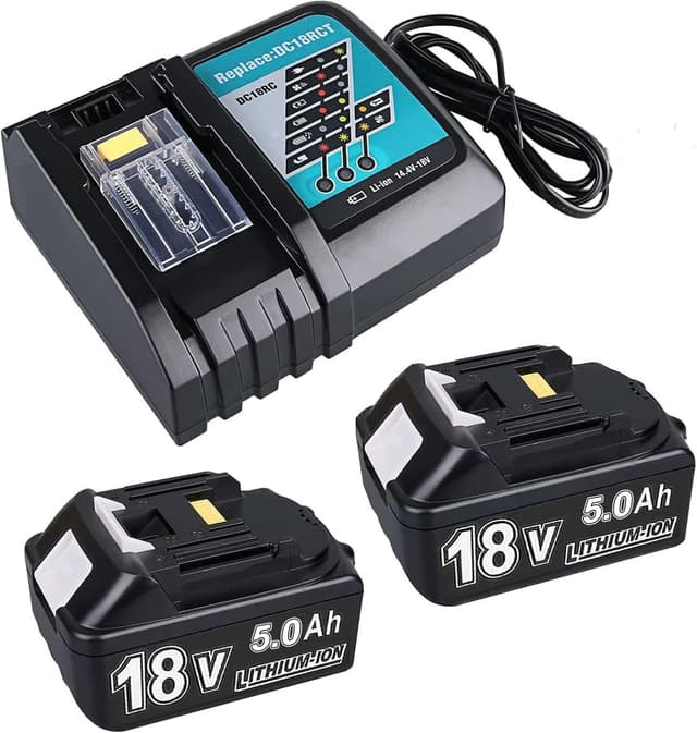 Imagen de Makita 18V 2x 5000mAh BL1850B DC18RC Charger en OfertitasTOP