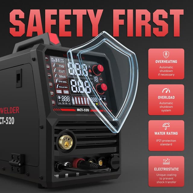 Thumbnail 6 de YESWELDER MCT-520 200A Multi‑Function Welder