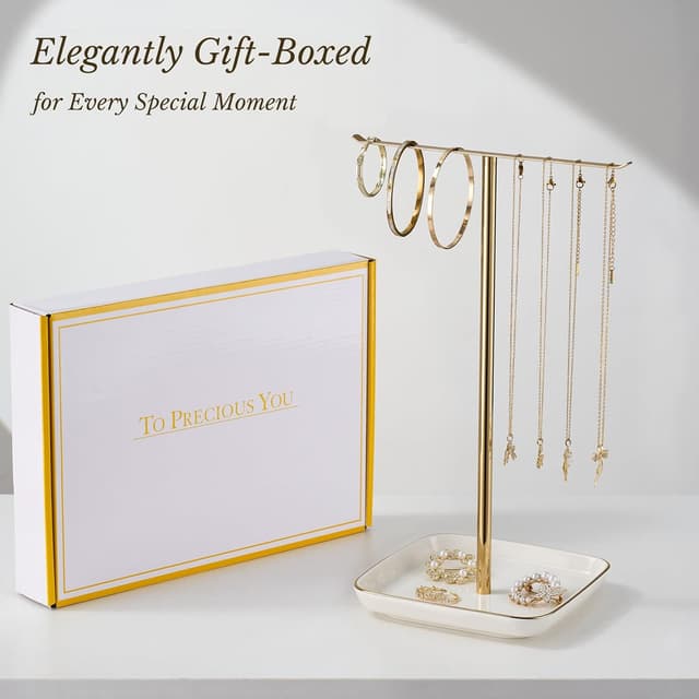 Detalle 1 de Schmuckhalter Baum Design 30,5 cm