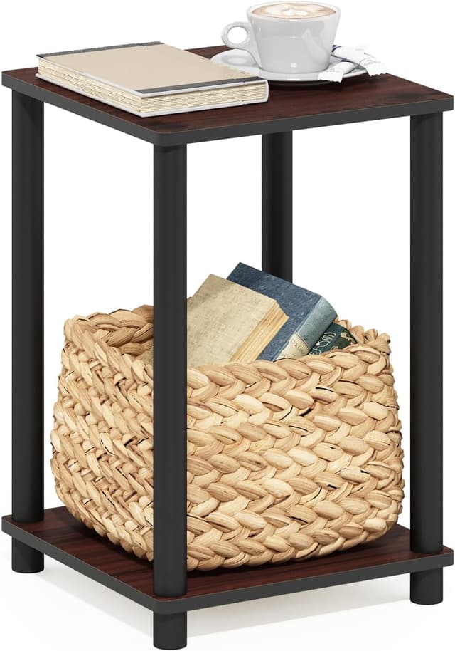 Detalle de Furinno Tabelle Finali Dark Cherry tavolino