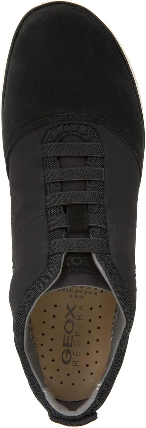 Detalle 2 de Geox Herren U Nebula B Sneakers – Smooth-Leder mit Gummisohle