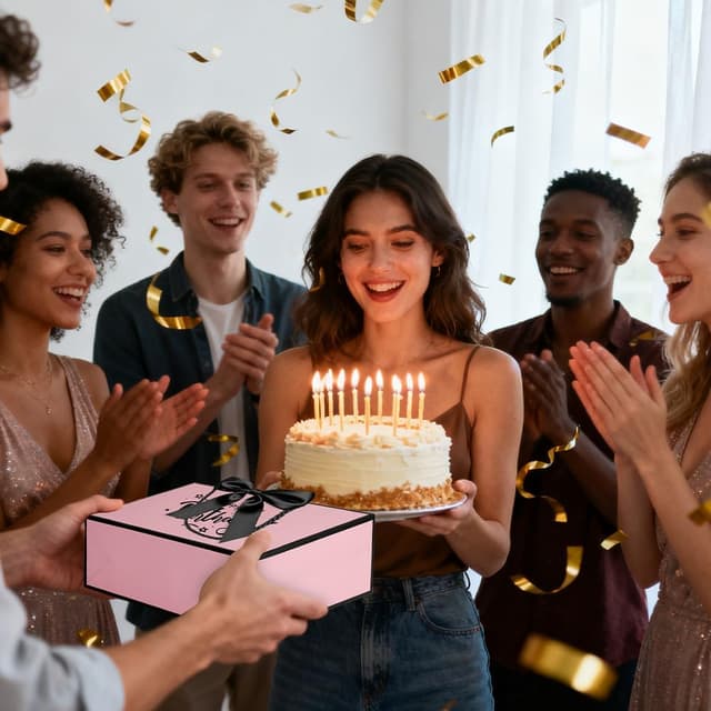 Thumbnail 6 de AOOSU Geschenktüte Geburtstag mit 32×22×10 cm