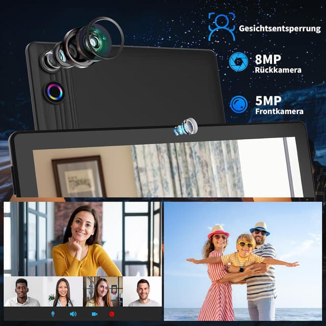 Thumbnail 4 de Tablet 10 Zoll Android 15 Tablet PC 20 GB RAM