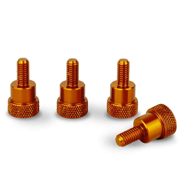 Imagen de PrecisionGeek M6×10mm Orange Knurled Thumb Screws en OfertitasTOP