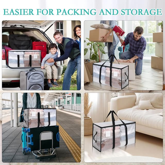 Thumbnail 6 de AiQInu 2 Pezzi Borse Trasloco 72 L