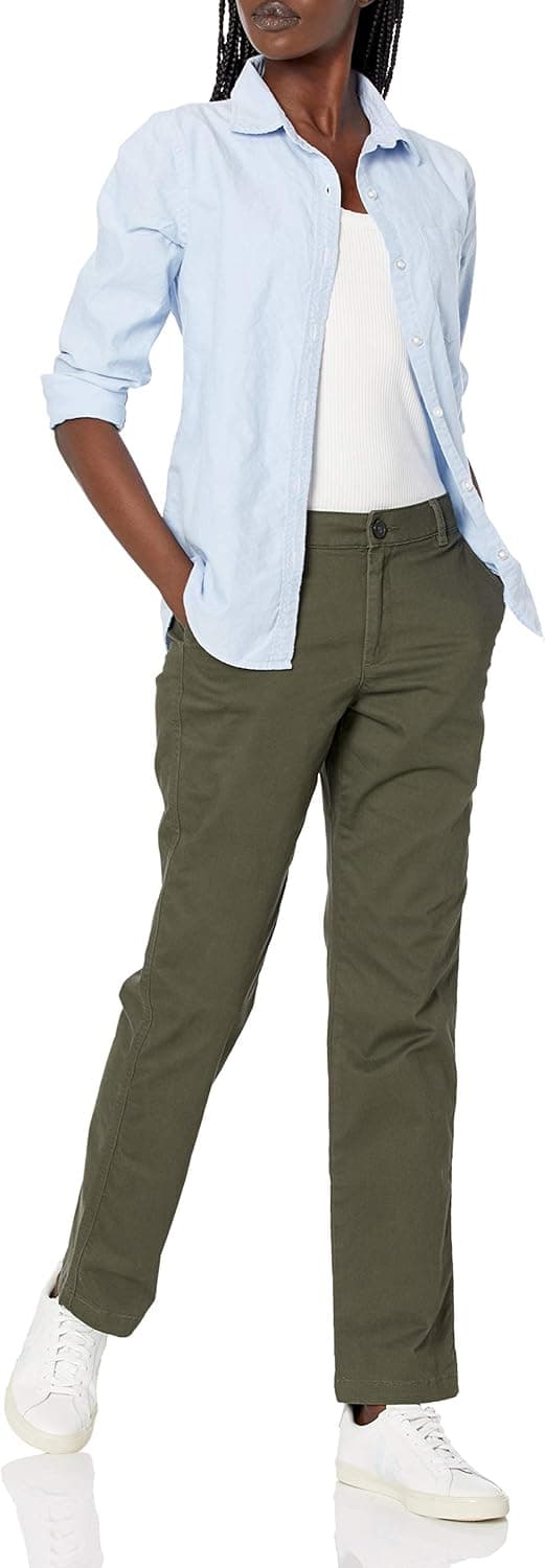 Detalle 2 de Amazon Essentials Slim Straight Chino Pant 77.5