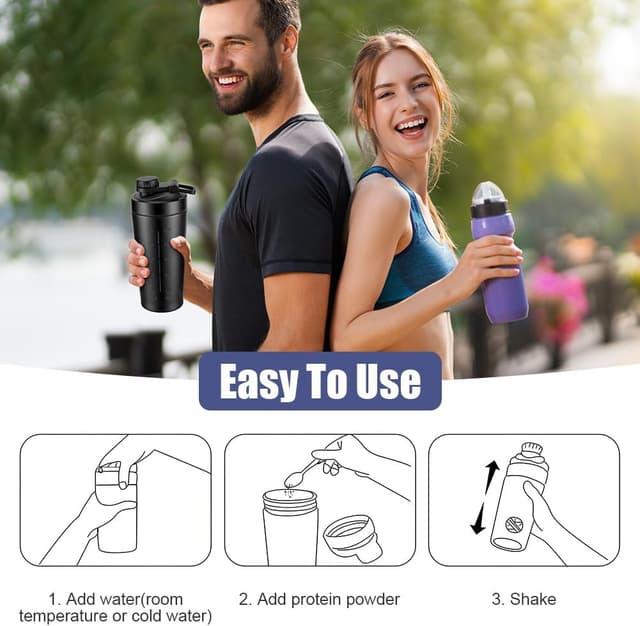 Thumbnail 4 de Alaoo Protéine Shaker INOX 750ml