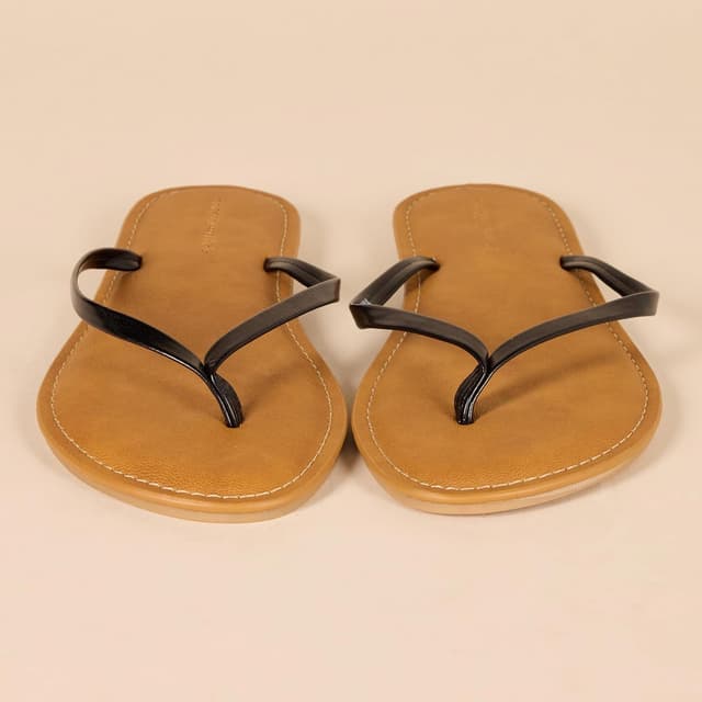 Detalle de Amazon Essentials Femme Sandale Tong : confort en mousse à mémoire de forme et semelle antidérapante