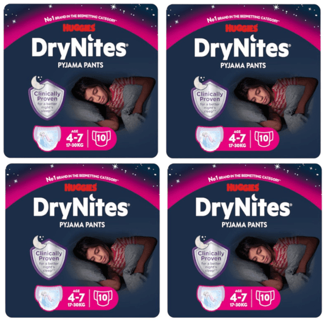 Imagen de Huggies DryNites Pañales Nocturnos Niña Talla 4-7 🌙 en OfertitasTOP