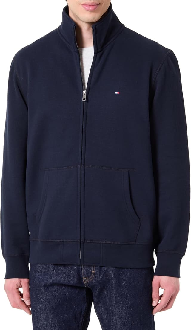 Detalle 1 de Tommy Hilfiger Essential fleece zip sweatshirt