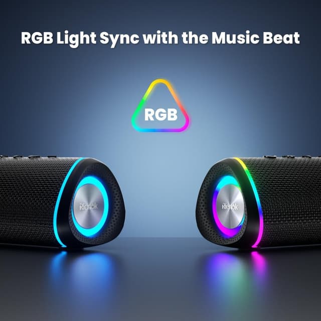 Detalle 2 de RIENOK 30W Bluetooth portable waterproof speaker