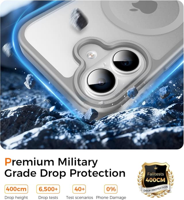 Detalle de Guisessy iPhone 17, coque MagSafe 3 en 1