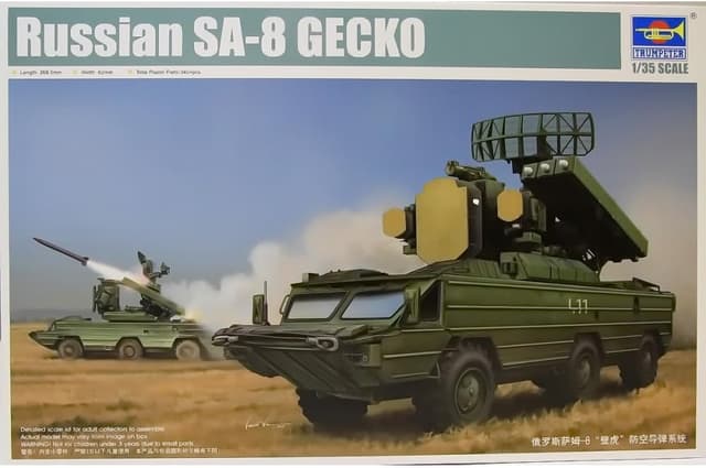 Detalle 2 de Trumpeter 05597 Modellbausatz Russian SA-8 Gecko
