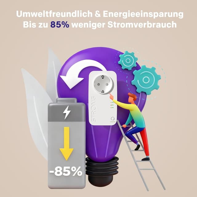 Thumbnail 6 de STRONG PL1000S Powerline Adapter Set 1000 Mbit/s