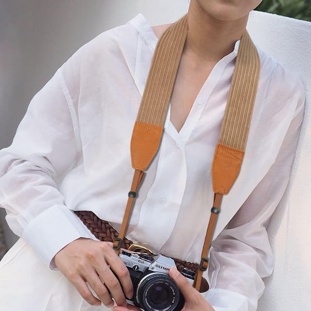 Thumbnail 6 de Padwa Lifestyle corduroy camera strap 2 inch