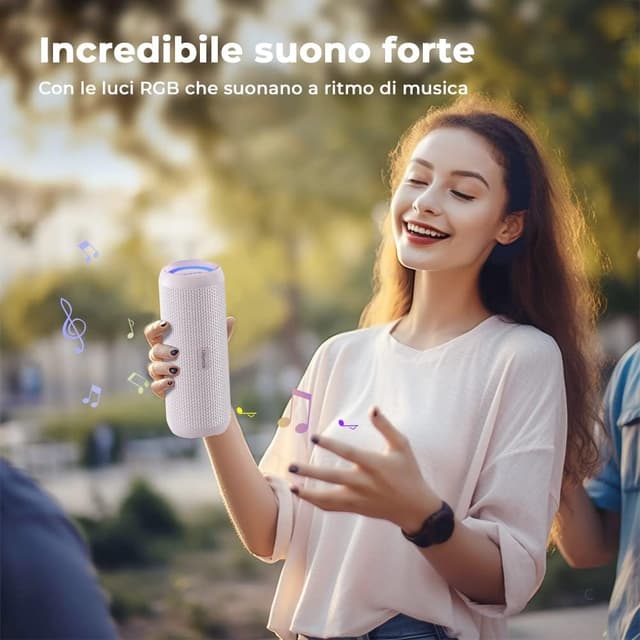 Thumbnail 6 de RIENOK Cassa Bluetooth portatile impermeabile IPX7 5.3