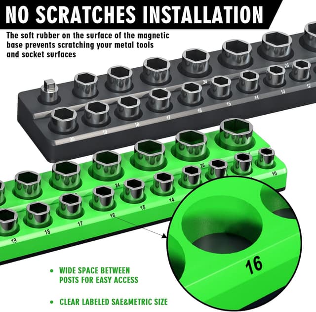 Thumbnail 5 de Onsski Magnetic Socket Organizer 3-drive