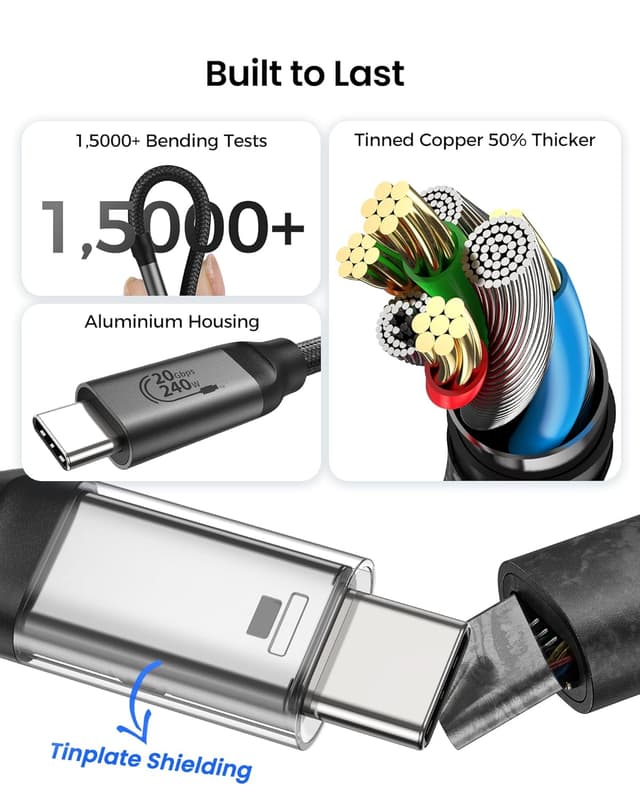 Thumbnail 6 de Silkland USB C Monitor Cable 5FT