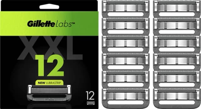 Detalle de Gillette Labs Ersatzklingen (12 Stück) – kompatibel mit allen Gillette Labs Rasierern