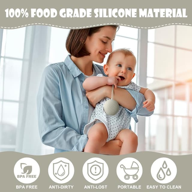 Thumbnail 3 de Aolso Porta succhietto in silicone 1 pcs