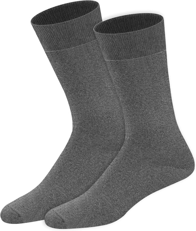 Detalle de SOXCO Men’s Crew Socks (Pack of 12 Pairs) – cotton comfort with moisture-wicking support