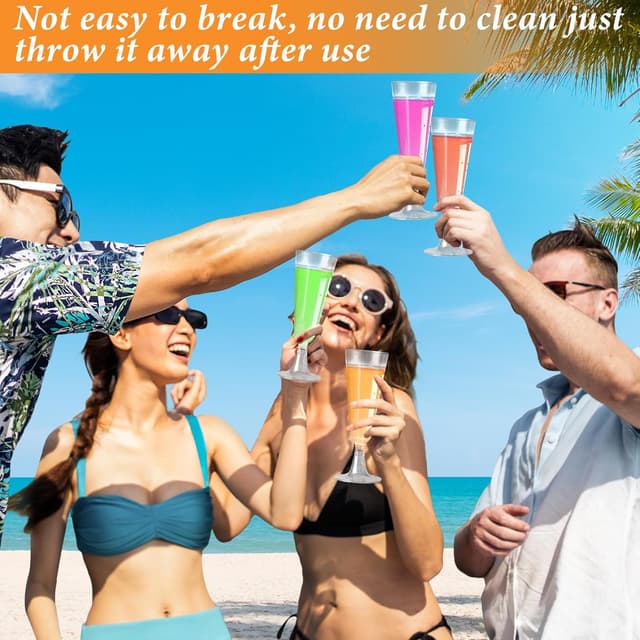 Thumbnail 5 de GuanQiao 40-Pack Champagne Flutes 5.5oz 🥂