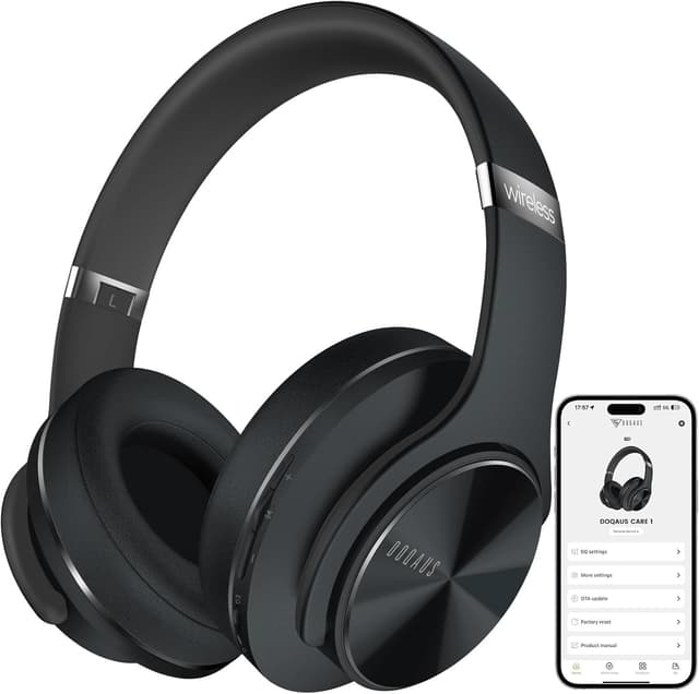 Thumbnail 5 de DOQAUS Bluetooth Over-Ear Headphones – 90 Hrs Playtime